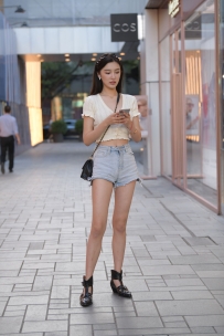 【精选街拍】Vol.3603 甜美牛仔短裤 [120P-2.75GB]